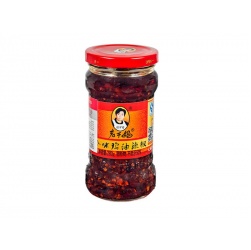 שמן צ'ילי בטעם עוף 280 גרם Laoganma