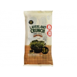 Laverland Crunch Seaweed Snack with Sweet Soy 3X4.5g