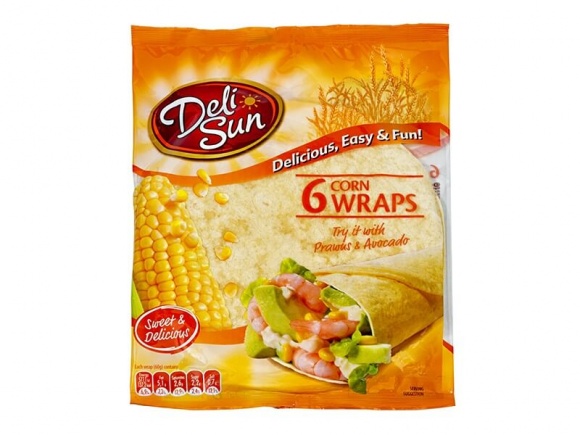 טורטיות תירס וחיטה 360 גרם Deli Sun