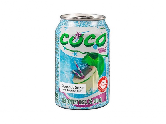מיץ קוקוס עם שבבים 310 מ''ל Coco