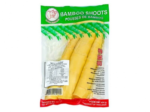 Capital Elephant Whole Bamboo Shoots Tip 454g - Vacuum Pack